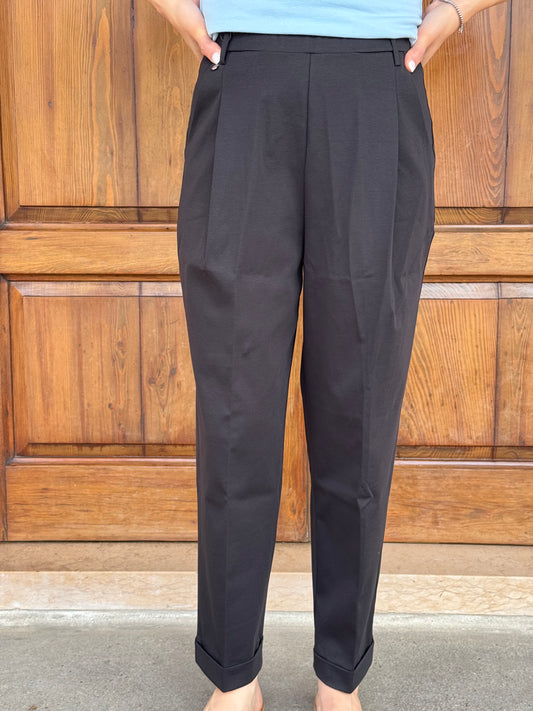 Pantalone Carrot Compact Light – Ragno Nero