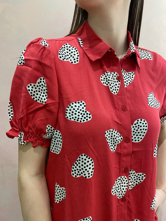 Camicetta, cuori