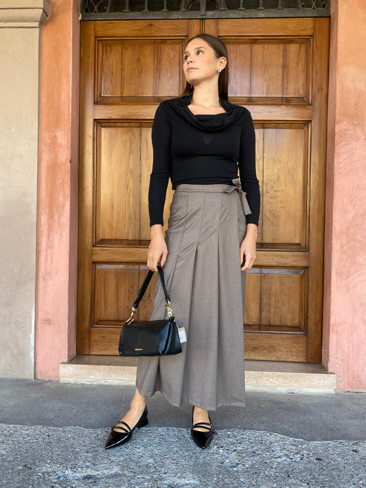 Gonna portafoglio pieghe