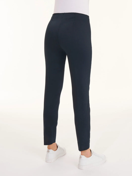 Pantalone a sigaretta in Satin Power - Blue