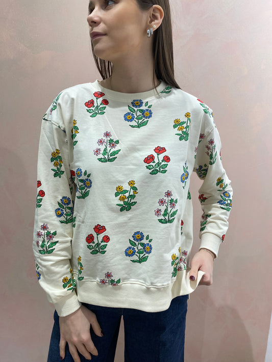 Felpa stampa Fiori