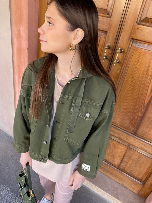 Bomber in Denim