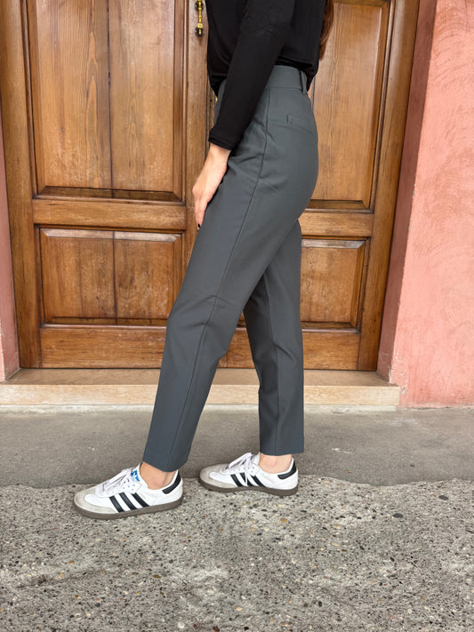 Pantalone a sigaretta con passanti in Compact