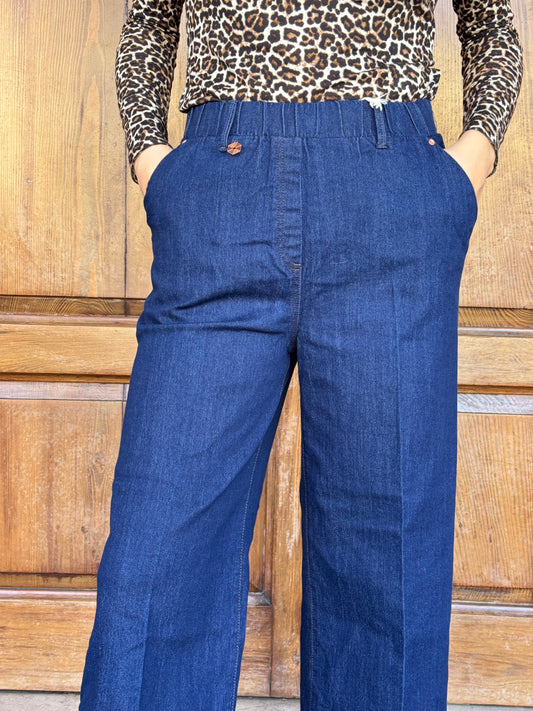 Jeans Cropped Wide Leg Vita Alta Extra Comfort 4 Stagioni – Ragno Abbigliamento