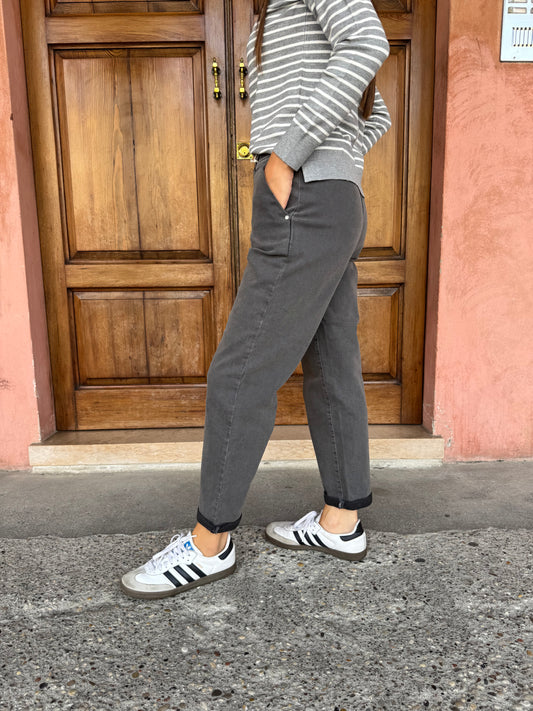 Jeans Carrot Ragno con Tasche in Super Denim