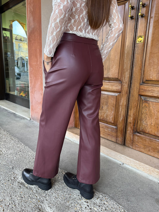Pantalone in Ecopelle a Gamba Dritta Lokita