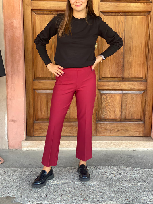 Pantalone flare in tessuto Compact