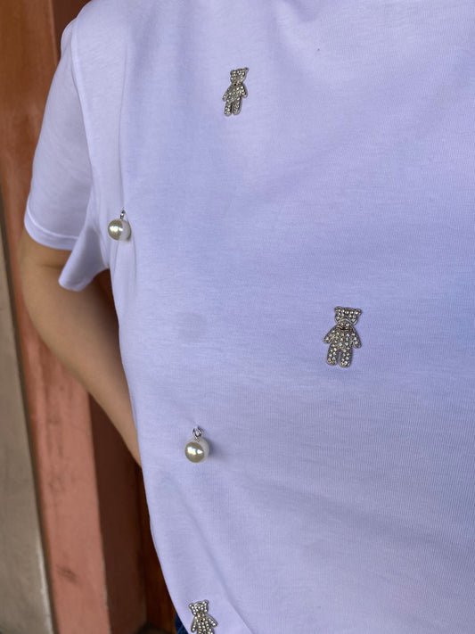 T-Shirt charms orsetti