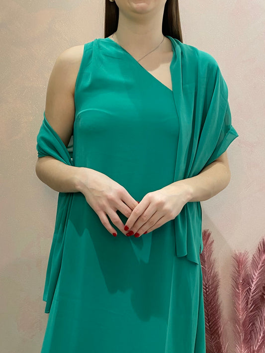 Abito Cerimonia Monospalla con stola