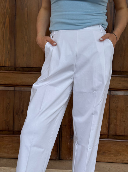 Pantalone Carrot Compact Light – Ragno Bianco