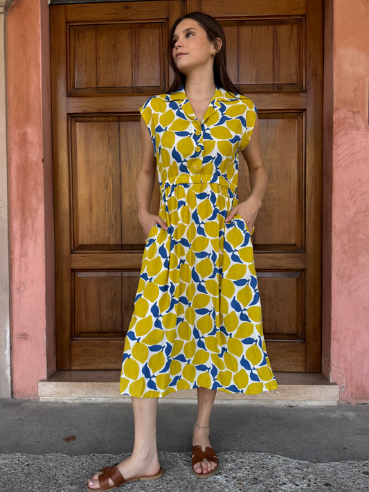 Abito Midi Limoni – Compania Fantastica