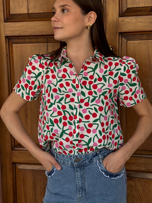 Camicia Ciliege Cotone – Compania Fantastica