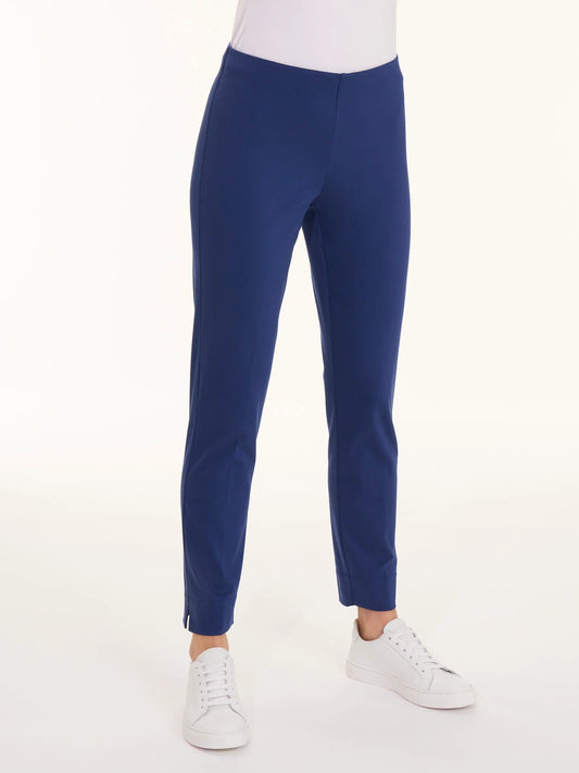 Pantalone a sigaretta in Satin Power - Blueberry