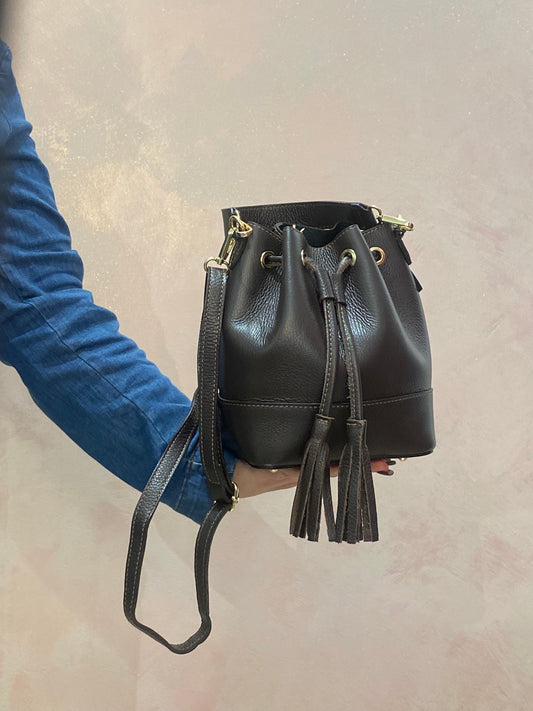 Bucket Bag in pelle