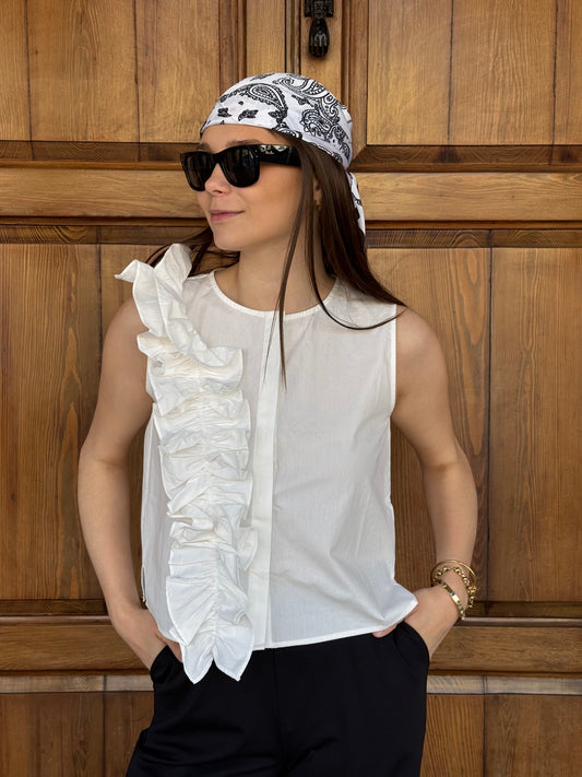 Top Camicia Compania Fantastica – Popeline di Cotone