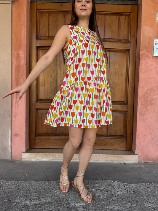 Mini Abito Tulipani – Compania Fantastica
