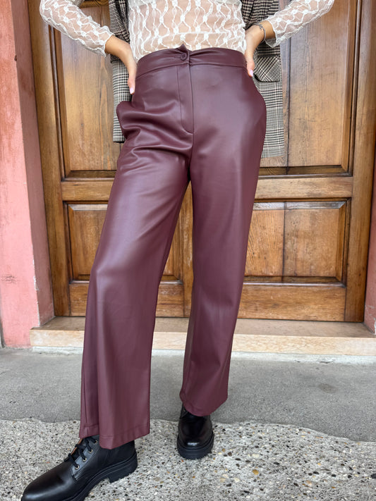 Pantalone in Ecopelle a Gamba Dritta Lokita