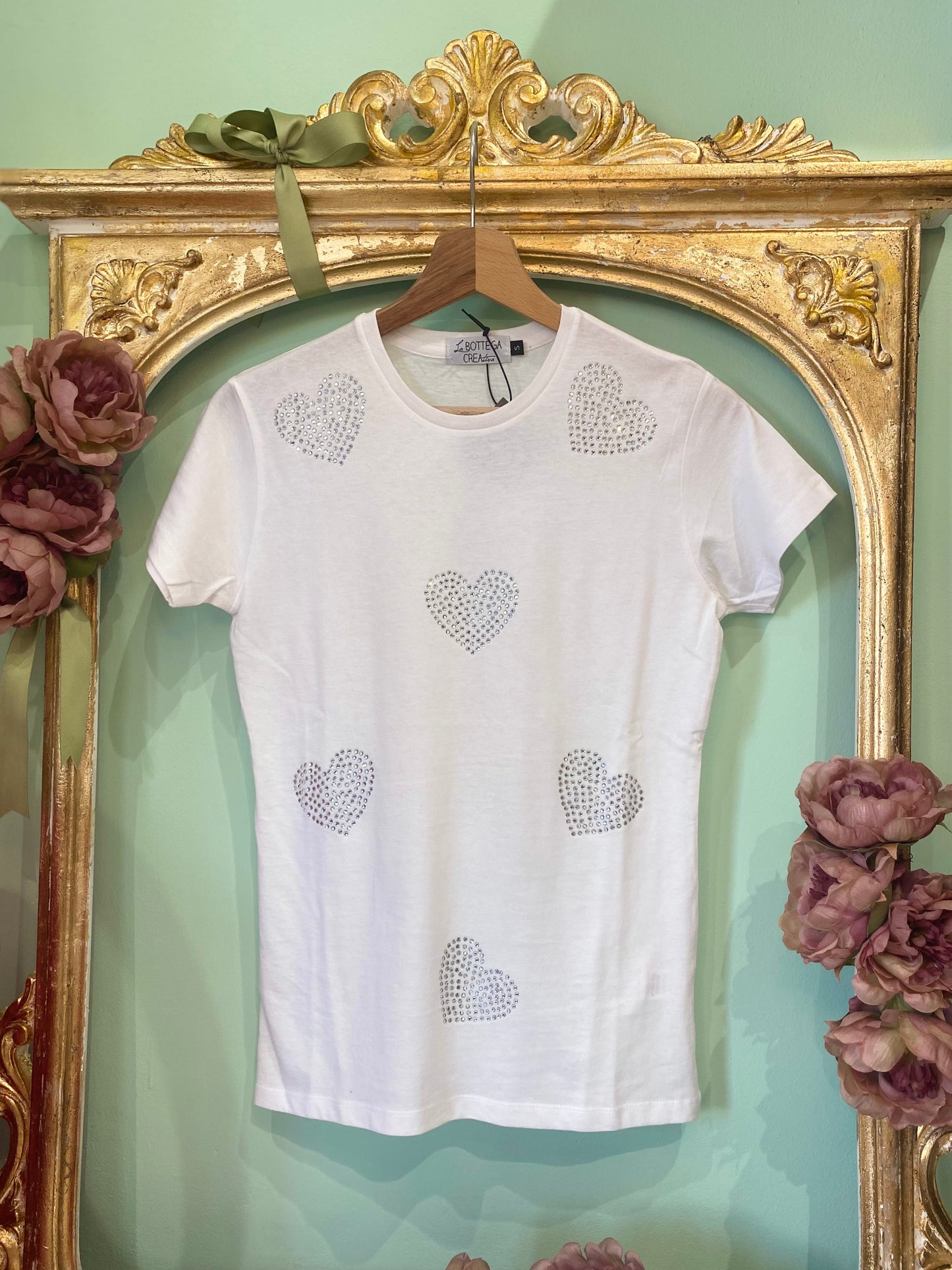 T-Shirt Cuori All-over