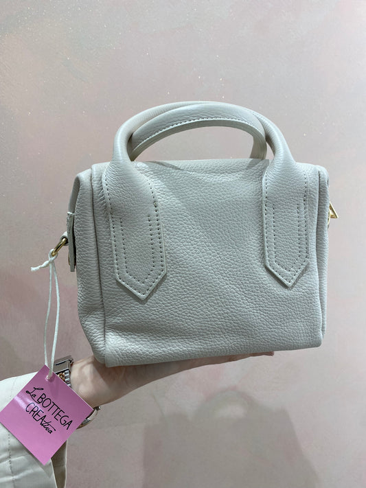 Bauletto a Mano in Vera Pelle con Tracolla – La Bottega Creativa