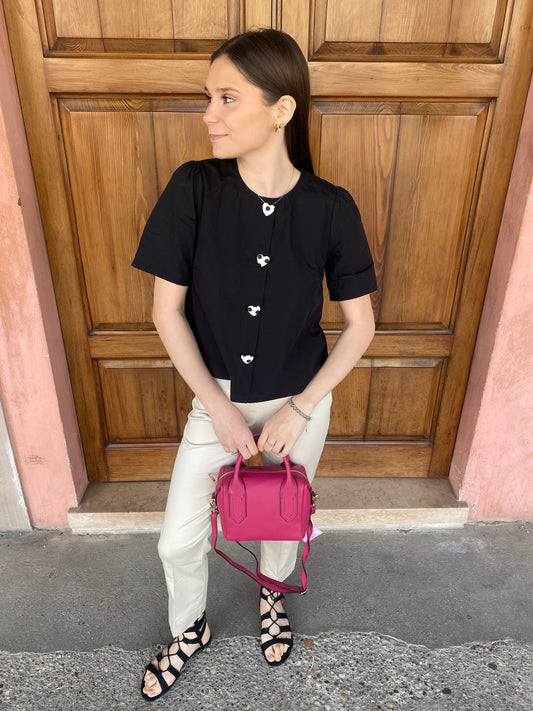 Blusa Cuori Maculati Compania Fantastica – Cotone Leggerissimo